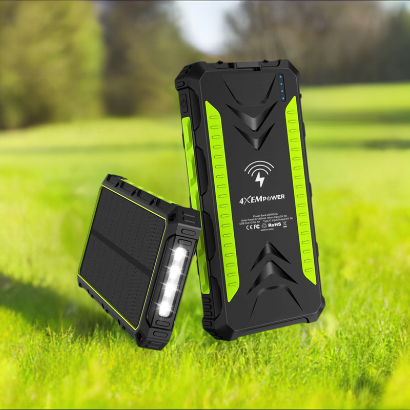 Load image into Gallery viewer, 4XEM Mobile Solar Charger Green