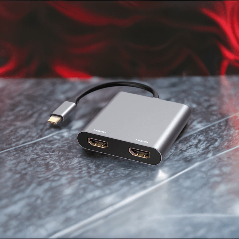 Load image into Gallery viewer, 4XEM Dual HDMI USB-C Hub