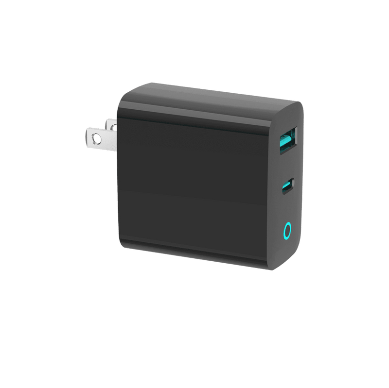 Load image into Gallery viewer, 4XEM 45W GAN Charger USB-C + USB-A - Black