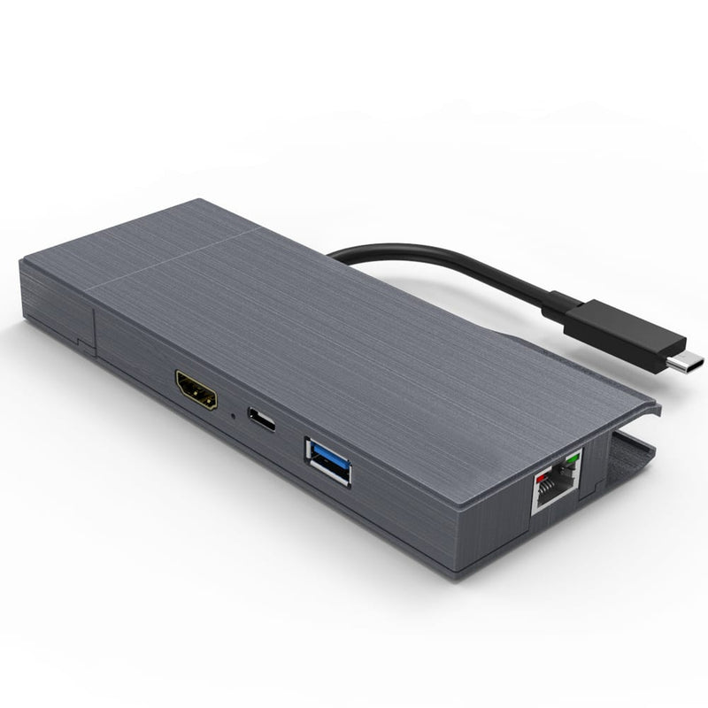 Load image into Gallery viewer, 4XEM USB-C Mini Docking Station with Gigabit Ethernet Port
