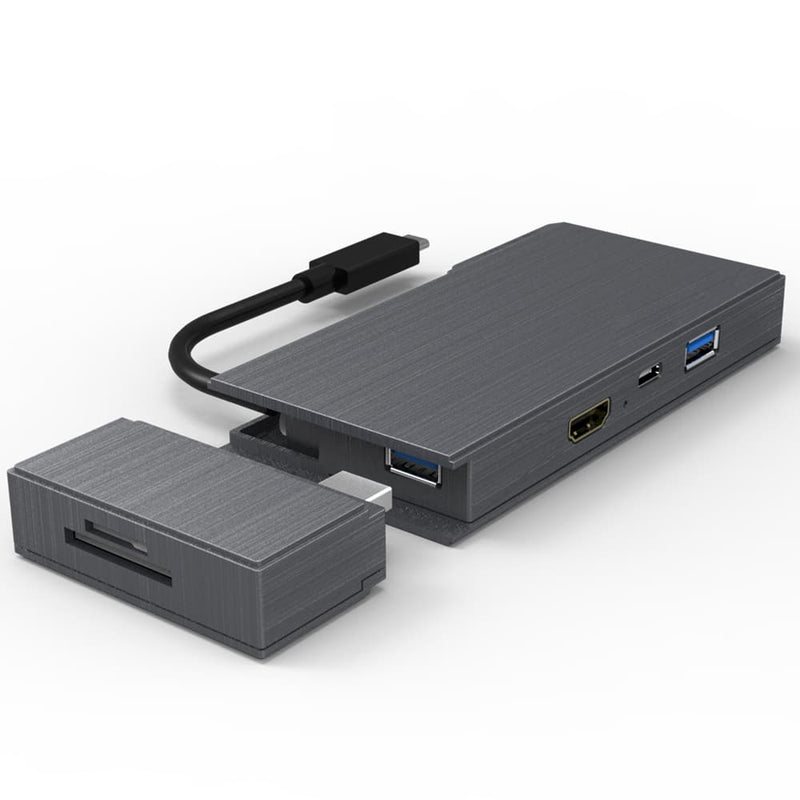 Load image into Gallery viewer, 4XEM USB-C Mini Docking Station with Gigabit Ethernet Port