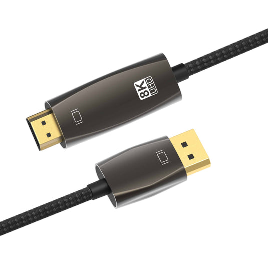 4XEM 1M 8K and 4K DisplayPort to HDMI Cable