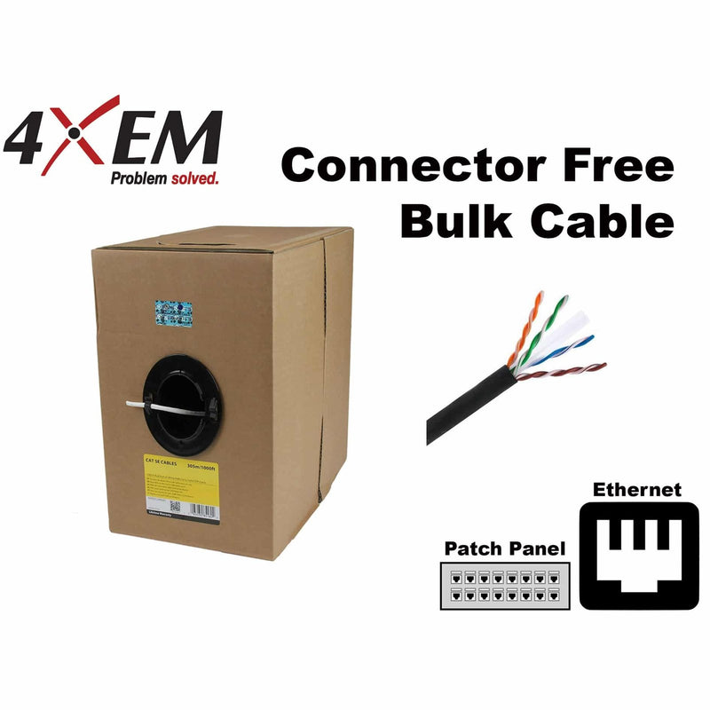 Load image into Gallery viewer, Image: This product is connector free bulk cable used best for patch panels and ethernet connection.