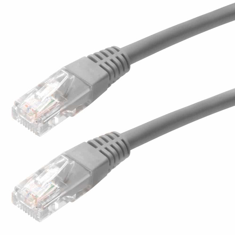 Load image into Gallery viewer, 4XEM 100FT Cat5e Molded RJ45 UTP Network Patch Cable Gray