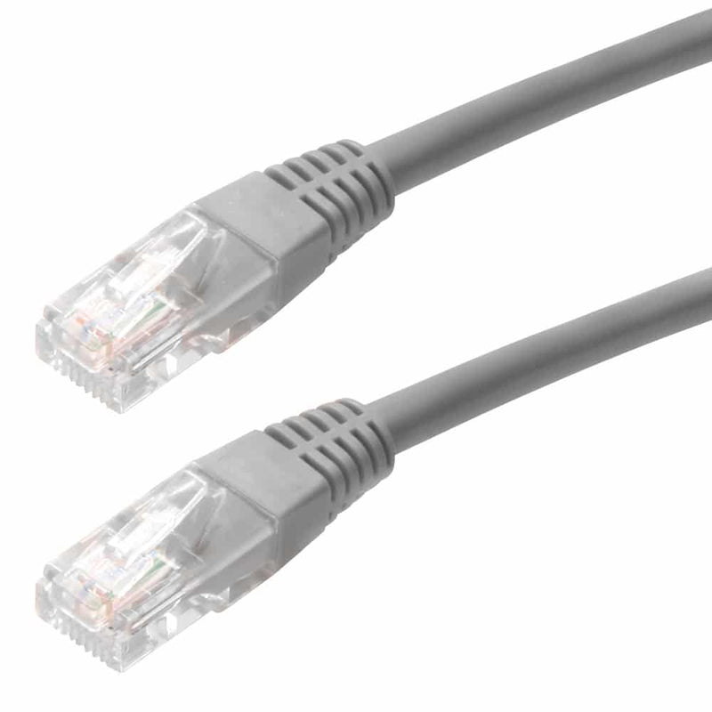 Load image into Gallery viewer, 4XEM 10FT Cat5e Molded RJ45 UTP Network Patch Cable Gray
