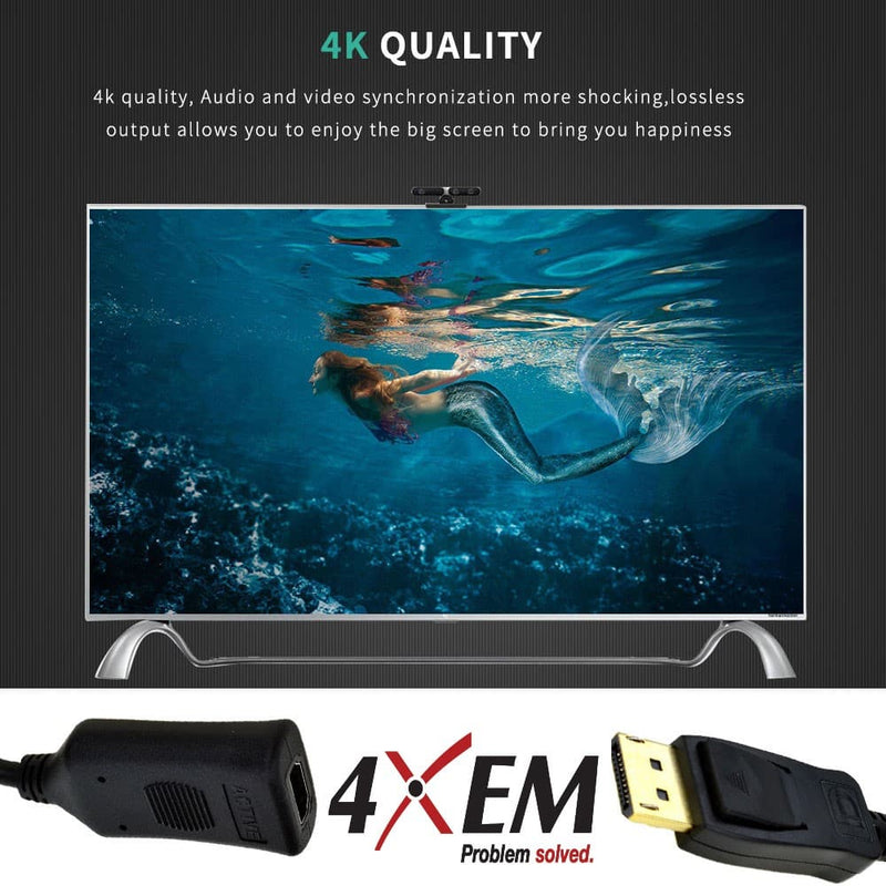 Load image into Gallery viewer, 4XEM DisplayPort to HDMI Adapter 4K @ 30Hz