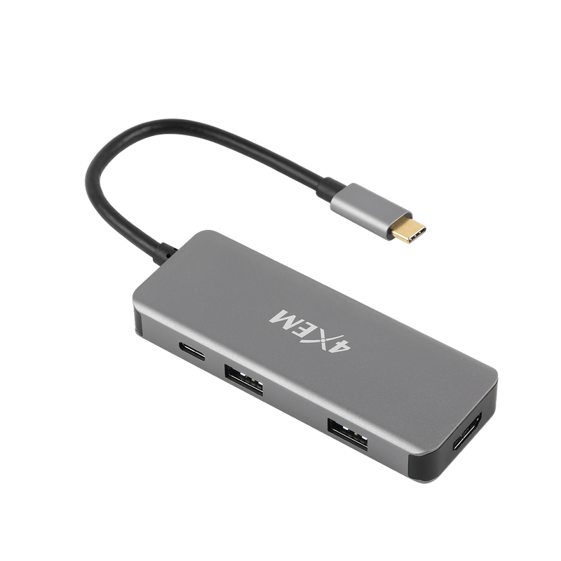 Load image into Gallery viewer, 4XEM 8-in 1-out Type-C to HDMI/USB 3.0/TF/SD and USB-C adapter with Power Delivery