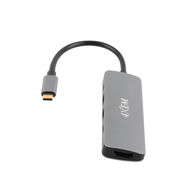 Load image into Gallery viewer, A straight on image of the USB-C hub showing a single HDMI port at the very front of the device