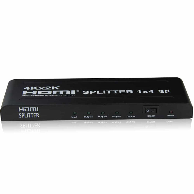 Load image into Gallery viewer, 4XEM 4 Port HDMI Splitter Supports3D 4K/2K