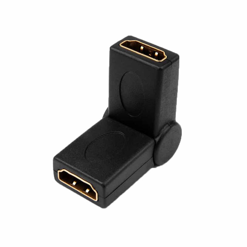 Load image into Gallery viewer, 4XEM 90 Degree Swivel HDMI A Female To HDMI A Female Adapter