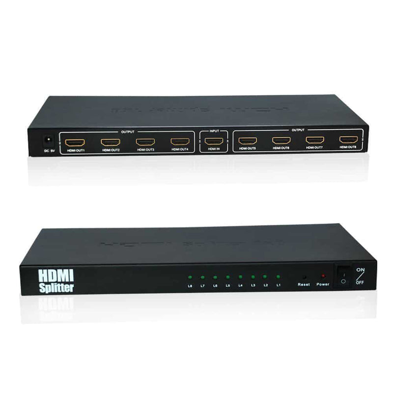 Load image into Gallery viewer, 4XEM 8-Port HDMI Splitter & Signal Amplifier