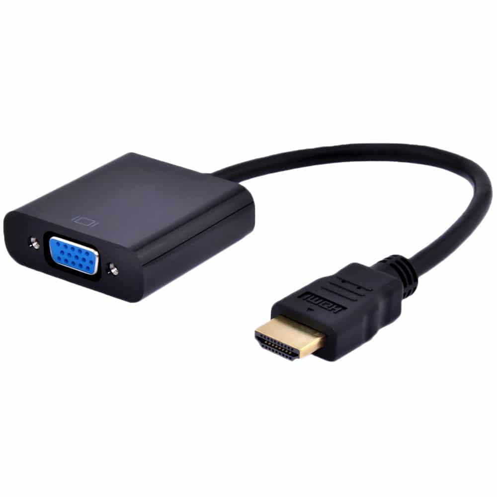 Vluchtig Reusachtig Hinder 4XEM HDMI To VGA Adapter - Black