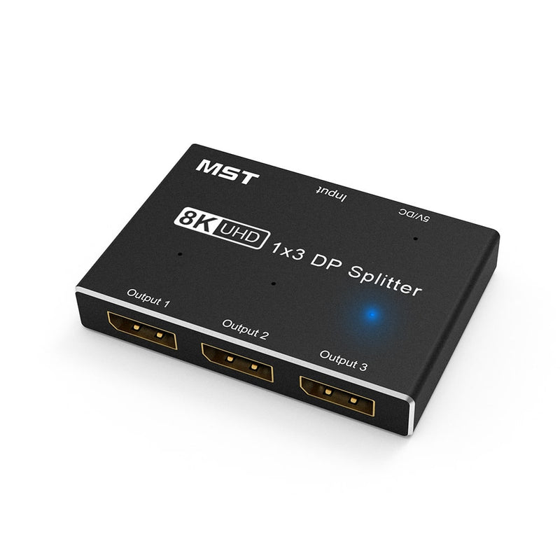 Load image into Gallery viewer, 4XEM 1x3 3-Port 8K/4K DisplayPort Splitter Hub