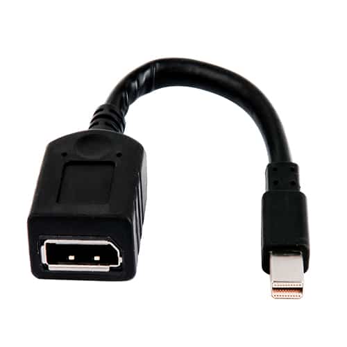 Load image into Gallery viewer, 4XEM 6in Mini DisplayPort Male To DisplayPort Female Cable Adapter