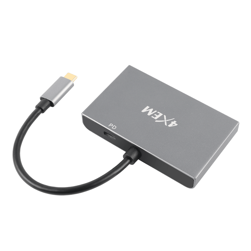 Load image into Gallery viewer, 4XEM 3-Port USB-C to DisplayPort and HDMI 8K Dual 4K Multi-Monitor Hub