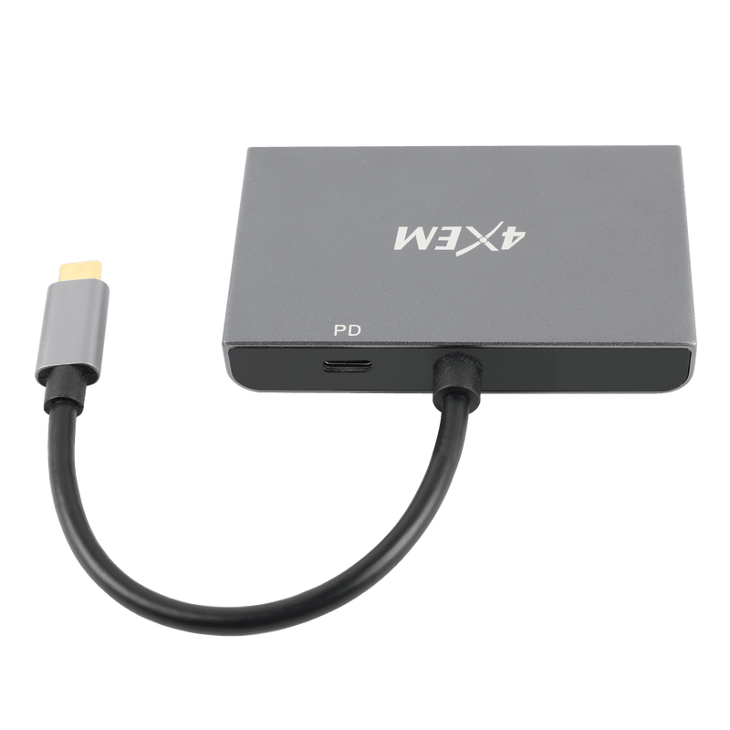 Load image into Gallery viewer, 4XEM 3-Port USB-C to DisplayPort and HDMI 8K Dual 4K Multi-Monitor Hub