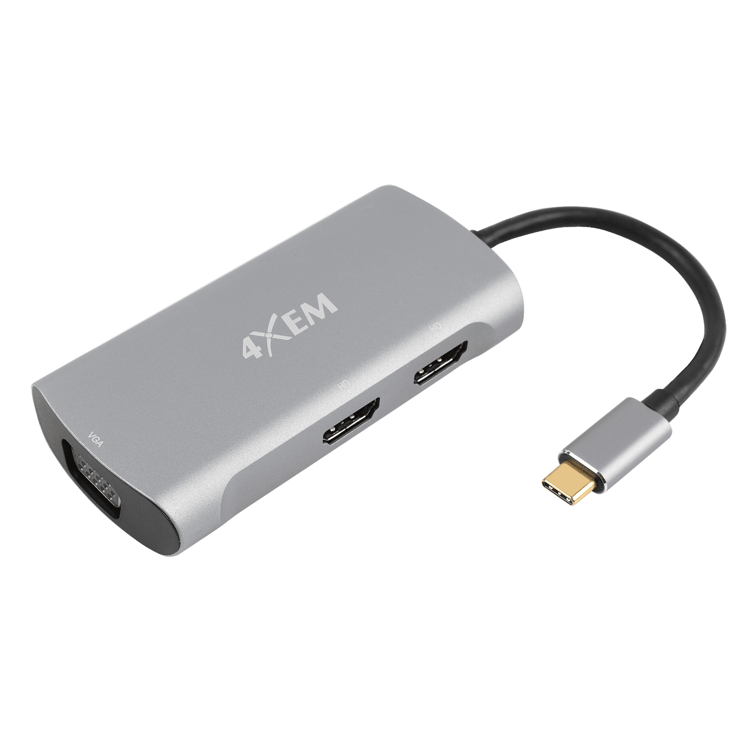 Hub USB C vers double HDMI 4K 60 Hz MST