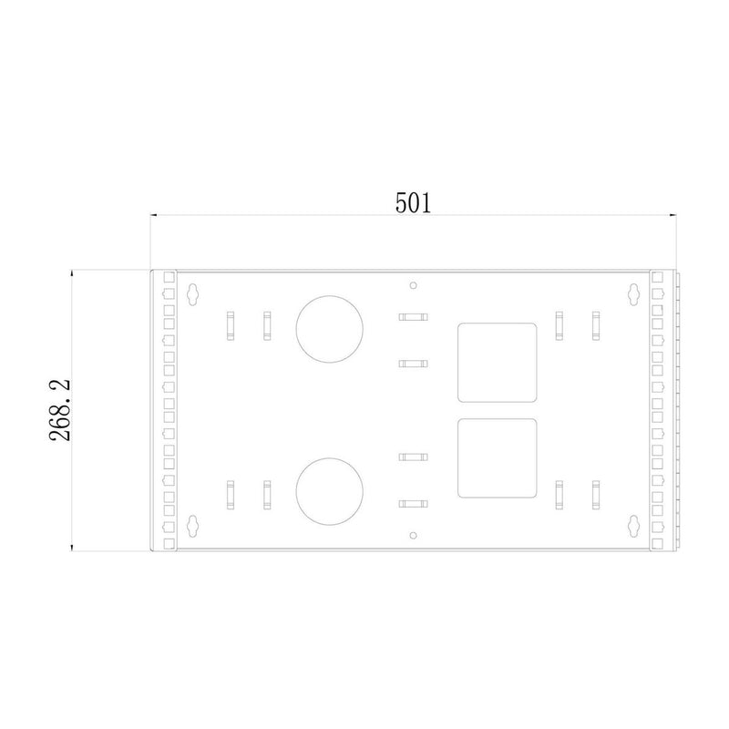 Load image into Gallery viewer, 4XEM 6U Open Wall Mount Bracket