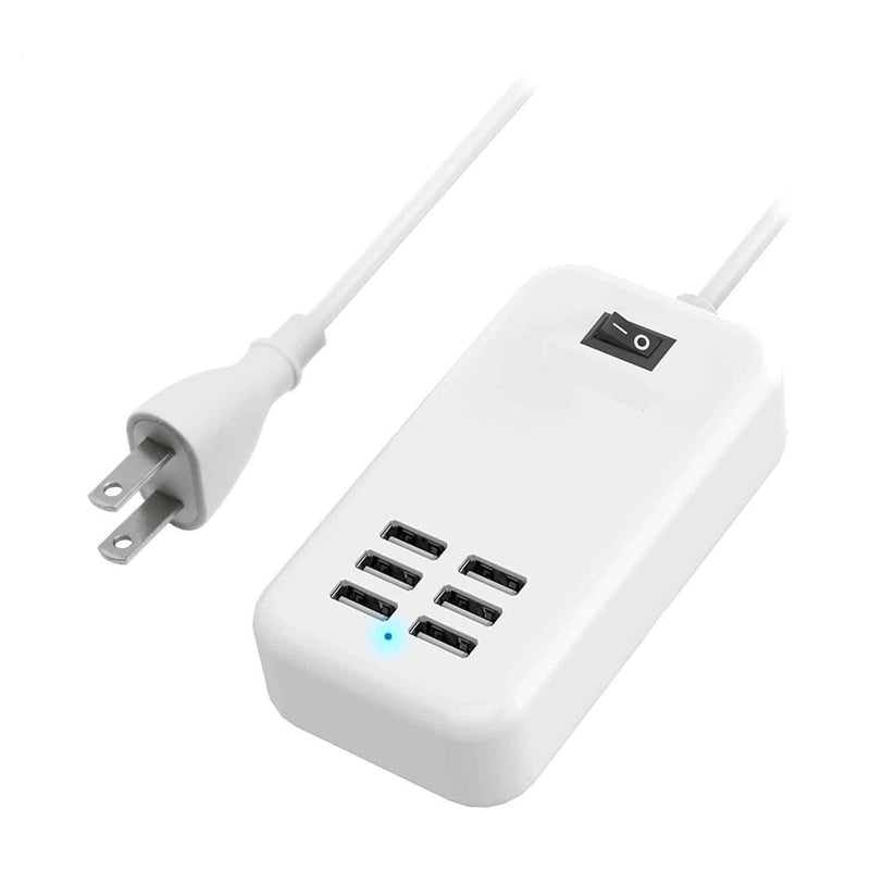 Load image into Gallery viewer, 4XEM 30W 6-Port USB Power Adapter with Power Switch