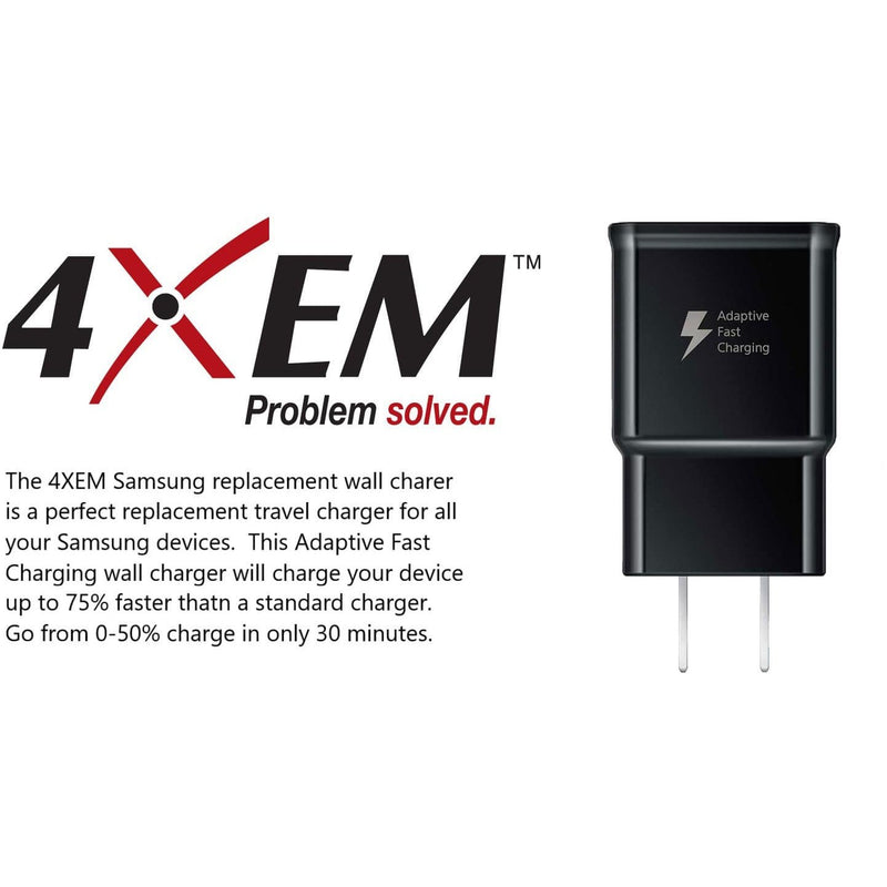 Load image into Gallery viewer, 4XEM 2A Samsung Wall Charger Black