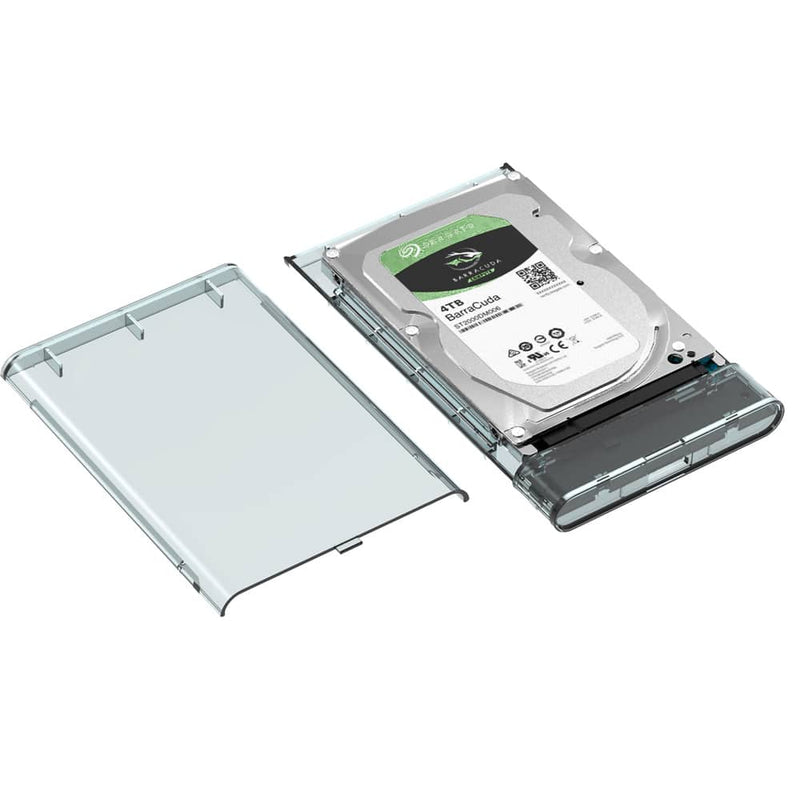 Load image into Gallery viewer, 4XEM Clear USB 3.0 to SATA Hard Drive Enclosure