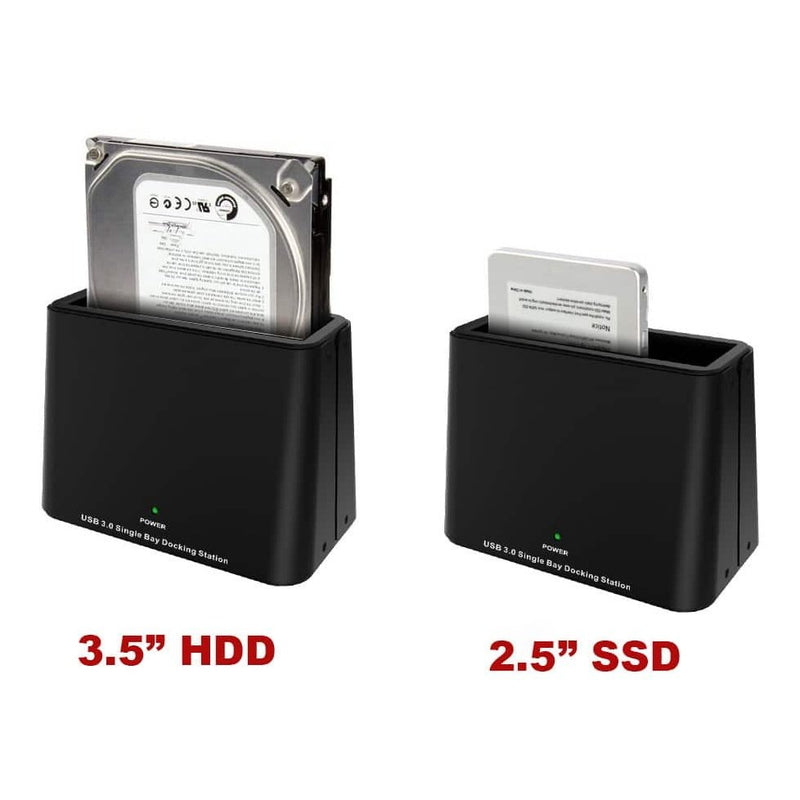 Load image into Gallery viewer, 4XEM Single Bay External Hard Drive Docking Station