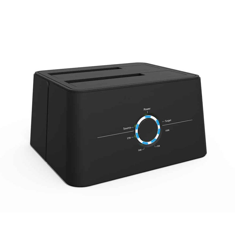 Load image into Gallery viewer, 4XEM Dual Bay External Hard Drive Docking Station