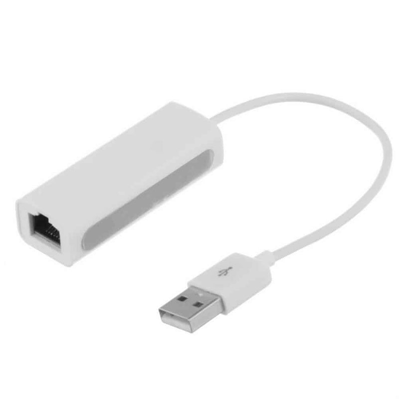 Load image into Gallery viewer, usb-a to rj-45 ethernet adapter with cable attachment

