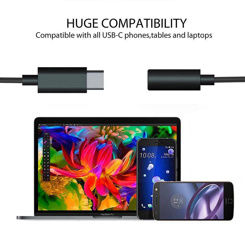 Load image into Gallery viewer, 4XEM USB-C MALE TO 3.5MM FEMALE ADAPTER BLACK