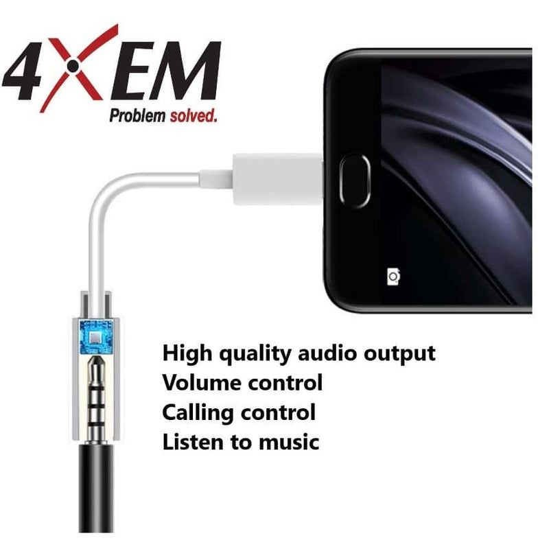 Load image into Gallery viewer, 4XEM USB-C MALE TO 3.5MM FEMALE ADAPTER WHITE