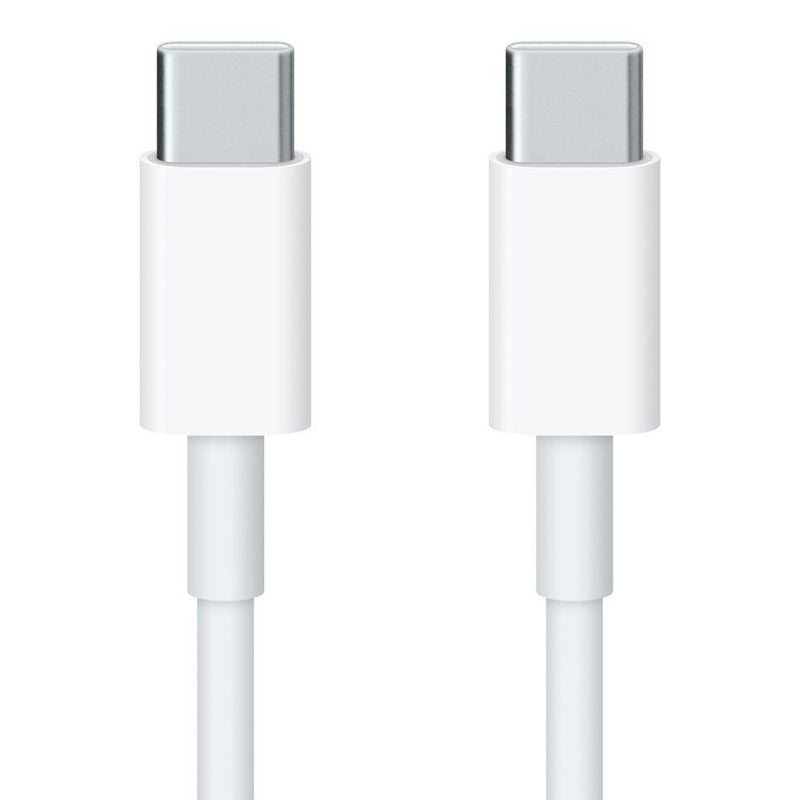 Load image into Gallery viewer, USB-C to USB-C white colored cables offering 10Gbps speeds against white background.