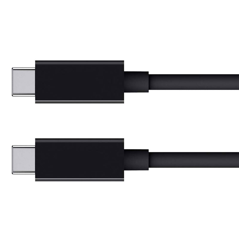 Load image into Gallery viewer, USB-C to USB-C black colored cables offering 10Gbps speeds against white background.