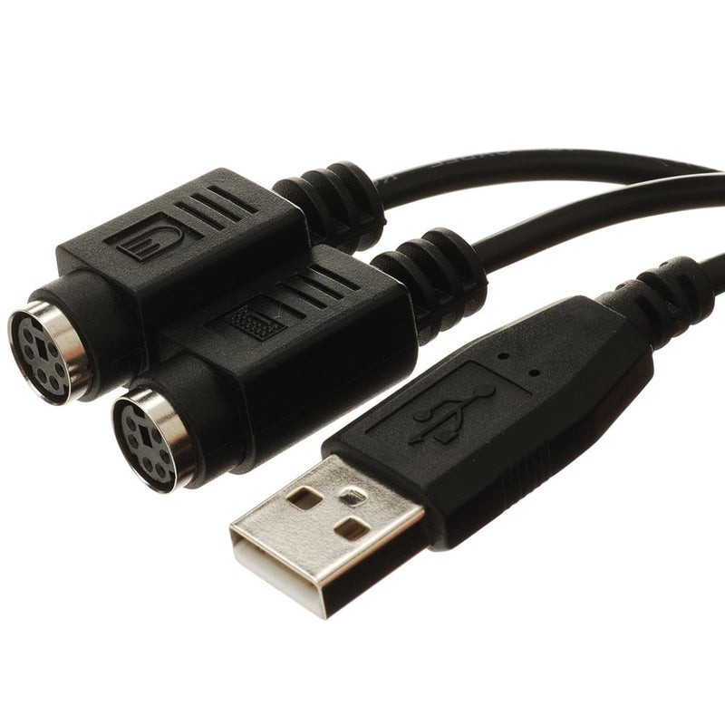 Load image into Gallery viewer, 4XEM Dual PS/2 To USB Keyboard/Mouse Adapter Cable