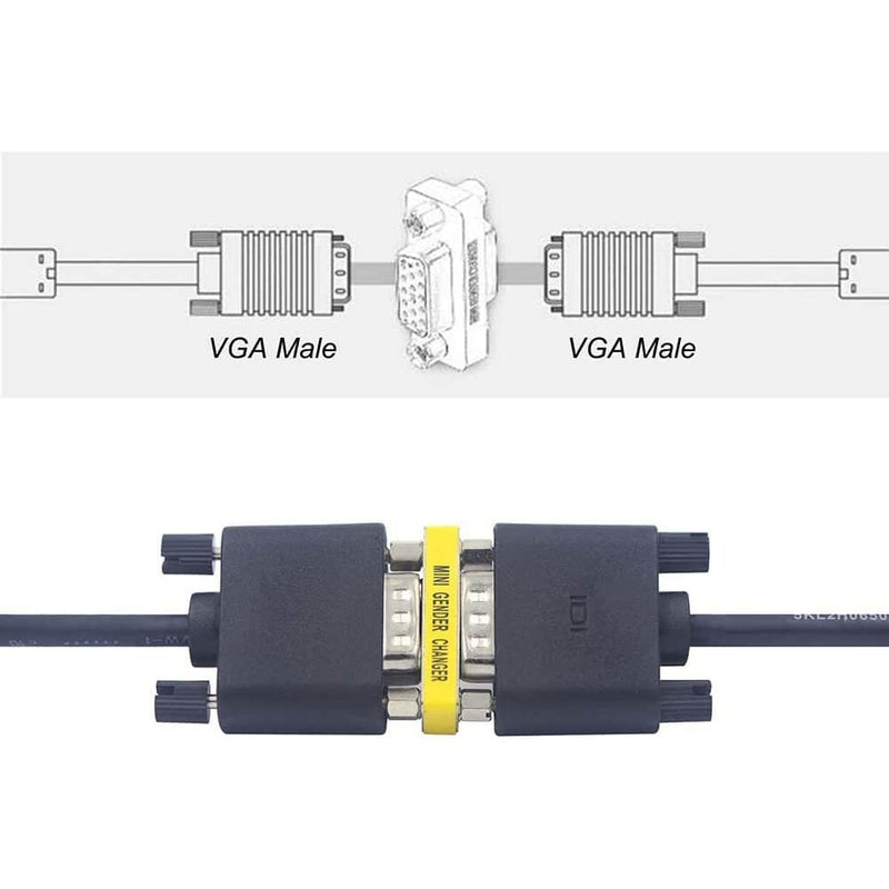 Load image into Gallery viewer, 4XEM VGA HD15 Female To Female Gender Changer Adapter
