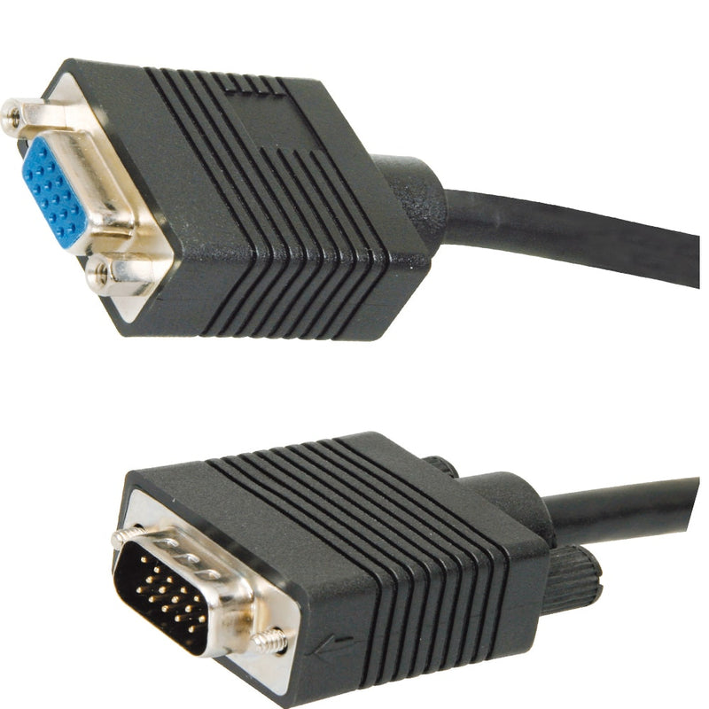 Load image into Gallery viewer, 4XEM 50FT High Resolution Coax M/F VGA Extension Cable