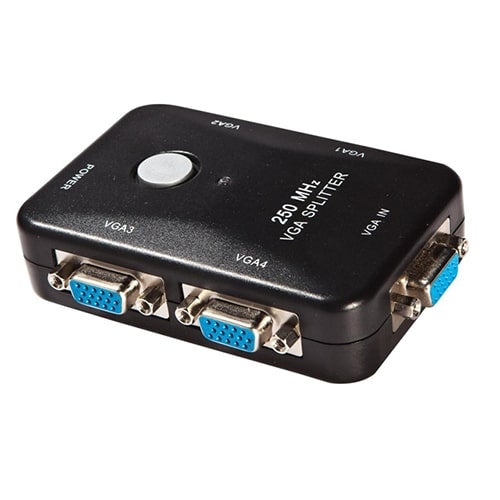 Load image into Gallery viewer, 4XEM 4-Port VGA Splitter 250 MHz