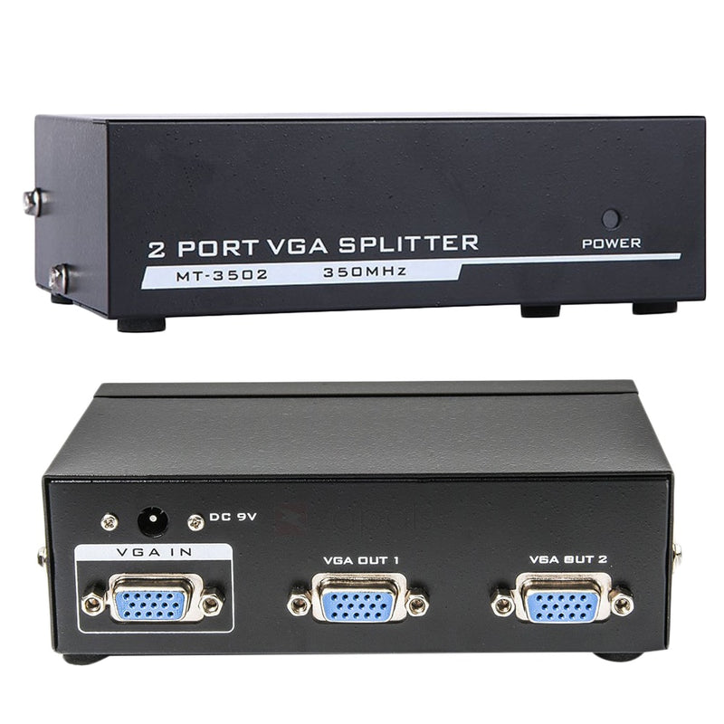 Load image into Gallery viewer, 4XEM 2-Port VGA Splitter 350 MHz