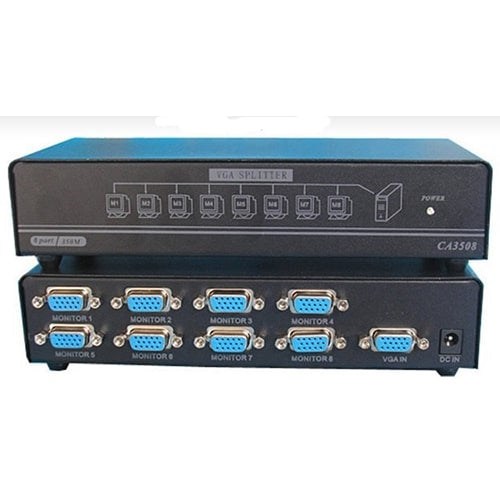 Load image into Gallery viewer, 4XEM 8-Port VGA Splitter 350Mhz