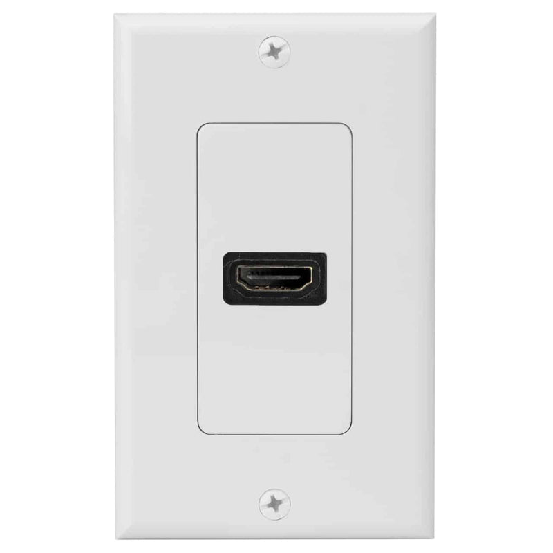 Load image into Gallery viewer, Front facing image of 1 Port HDMI Wall Plate