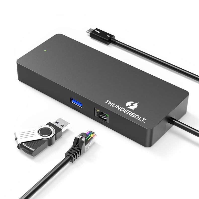 Load image into Gallery viewer, 4XEM Thunderbolt 3 Dual 4K Mini Docking Station (Dual DisplayPort)