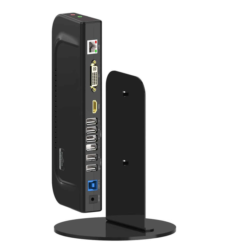 Load image into Gallery viewer, 4XEM USB 3.0 Slim Universal Docking Station Black with vertical stand