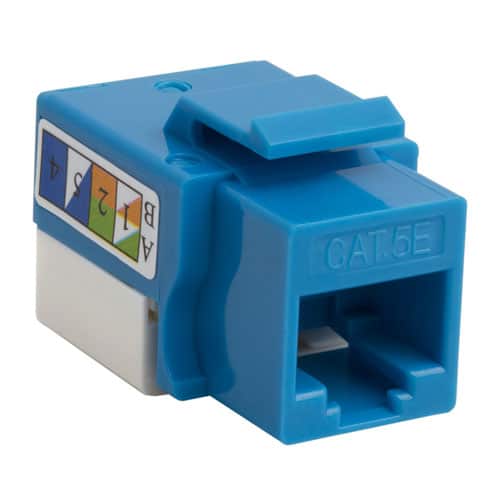 Load image into Gallery viewer, 4XEM Cat5e RJ45 Keystone Jack UTP 110-Type Blue
