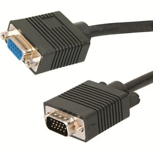 4XEM 10FT High Resolution Coax M/F VGA Extension Cable