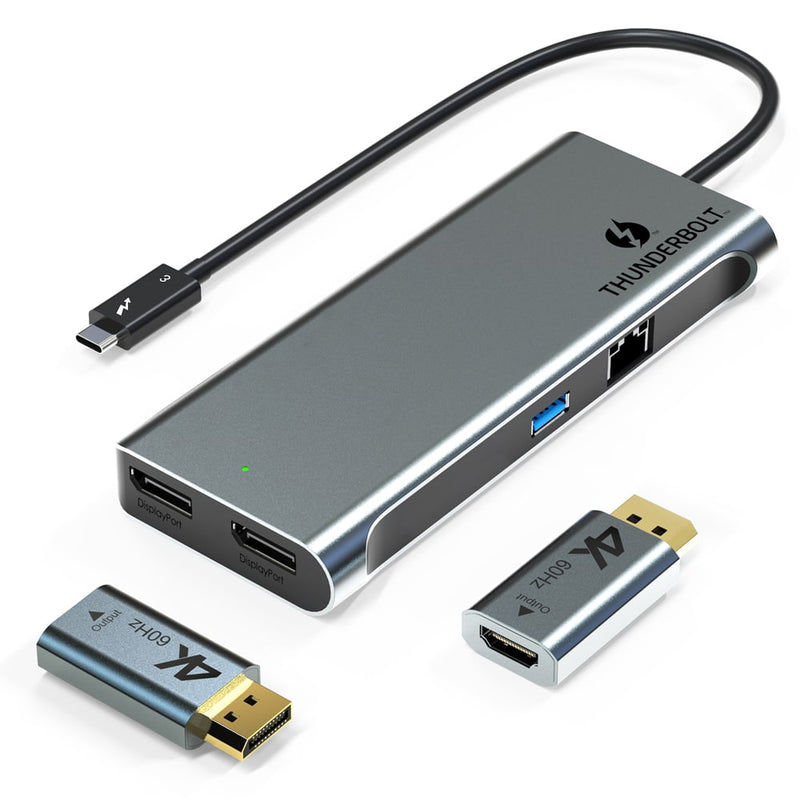Load image into Gallery viewer, 4XEM Thunderbolt 3 Dual 4K DisplayPort Mini Docking Station