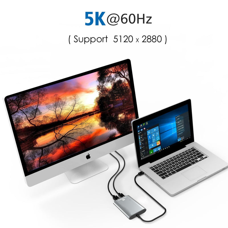 Load image into Gallery viewer, 4XEM Thunderbolt 3 8K Dual DisplayPort Adapter
