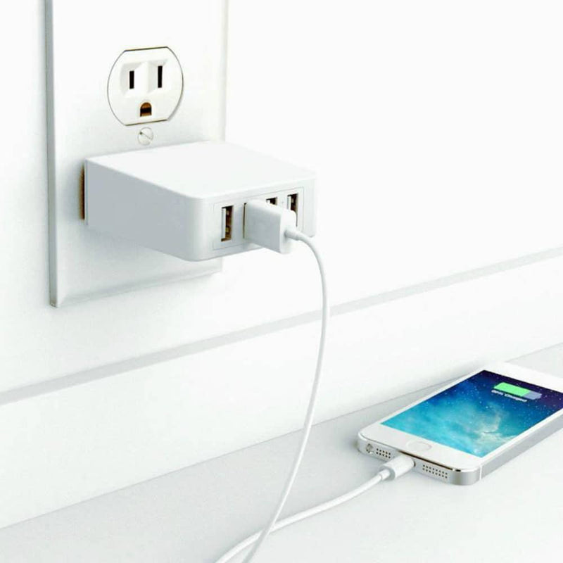 Load image into Gallery viewer, 4XEM 4-Port Charger with Quick Charge 3.0 Port