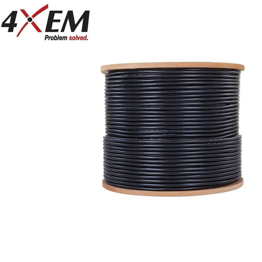 4XEM Cat7 Bulk Cable Black
