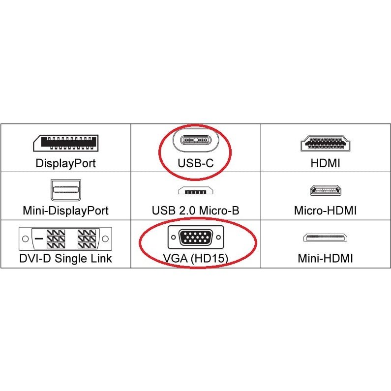 Load image into Gallery viewer, 4XEM USB-C to VGA 6ft cable-Black