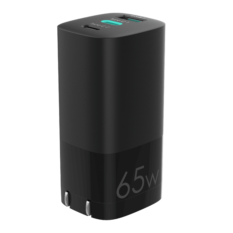 Load image into Gallery viewer, 4XEM 65W Wall Charger Triple Output - Black