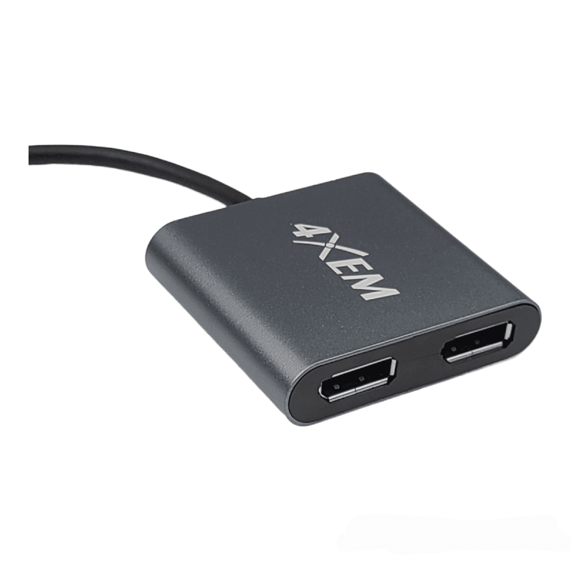 Load image into Gallery viewer, 4XEM 2-Port USB-C to DisplayPort 8K Dual 4K MST Multi-Monitor Hub